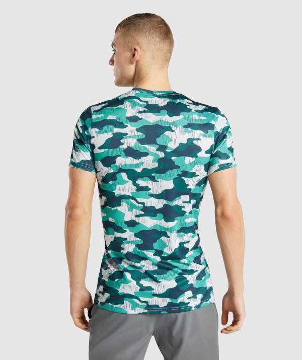 Panske Tricka Gymshark Arrival Tyrkysové | PS9572186